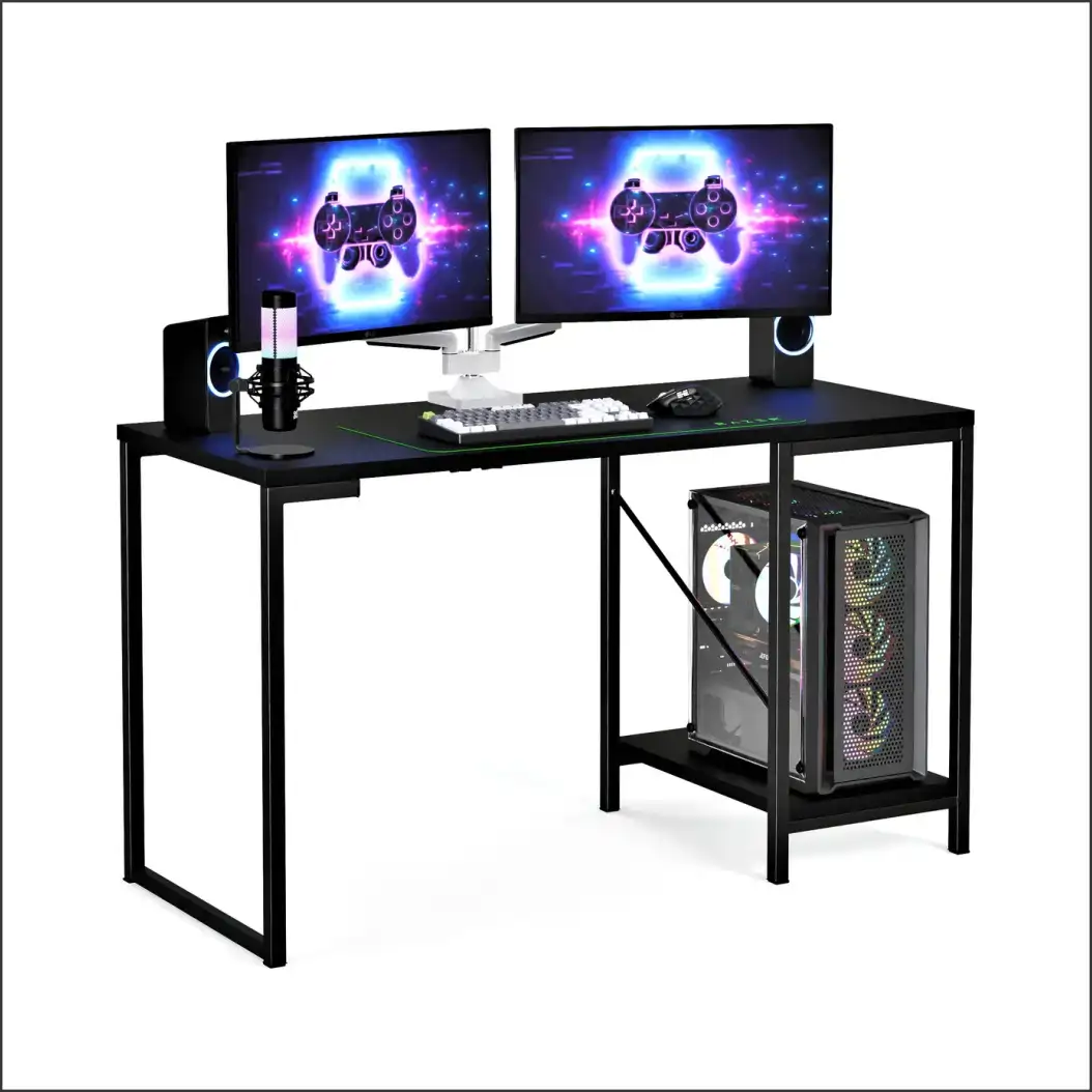 Mesa Gamer Industrial 150cm Para Computador